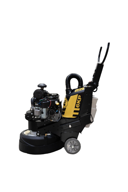 A black and yellow machine with wheels on a white background.