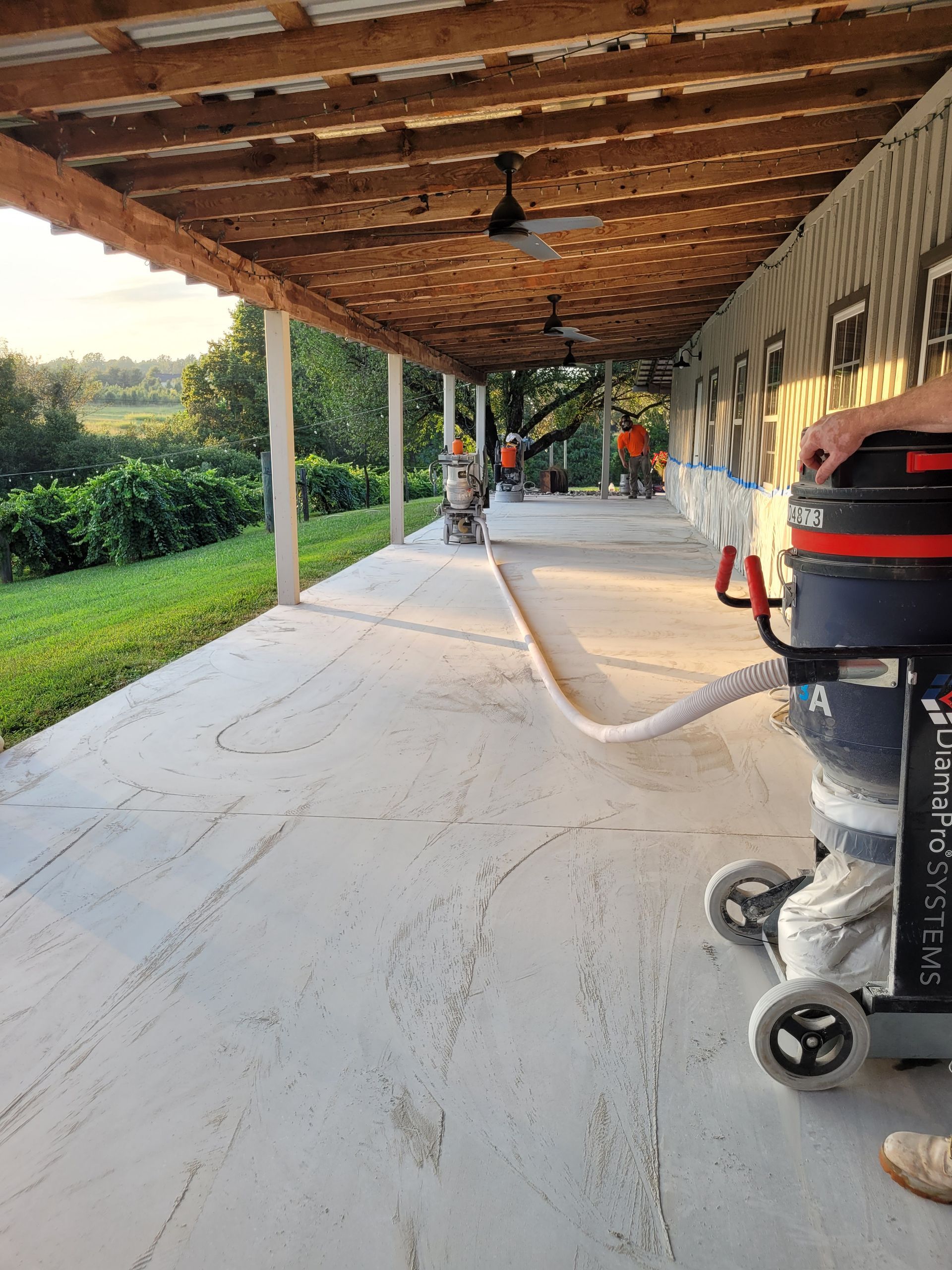 Concrete Grinding, Staining and Sealing