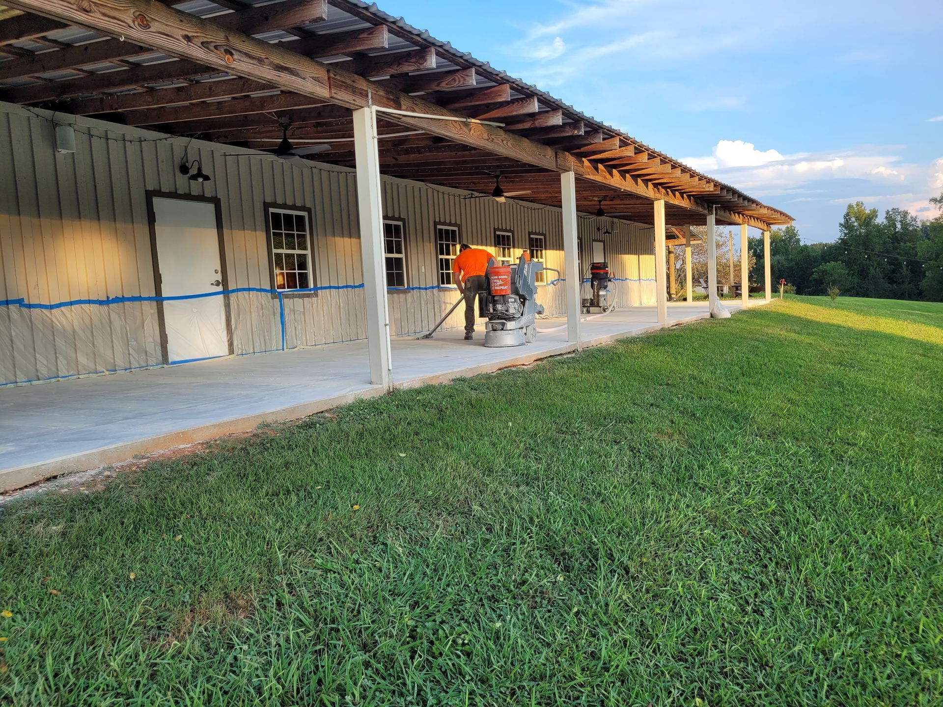 Concrete Grinding, Staining and Sealing