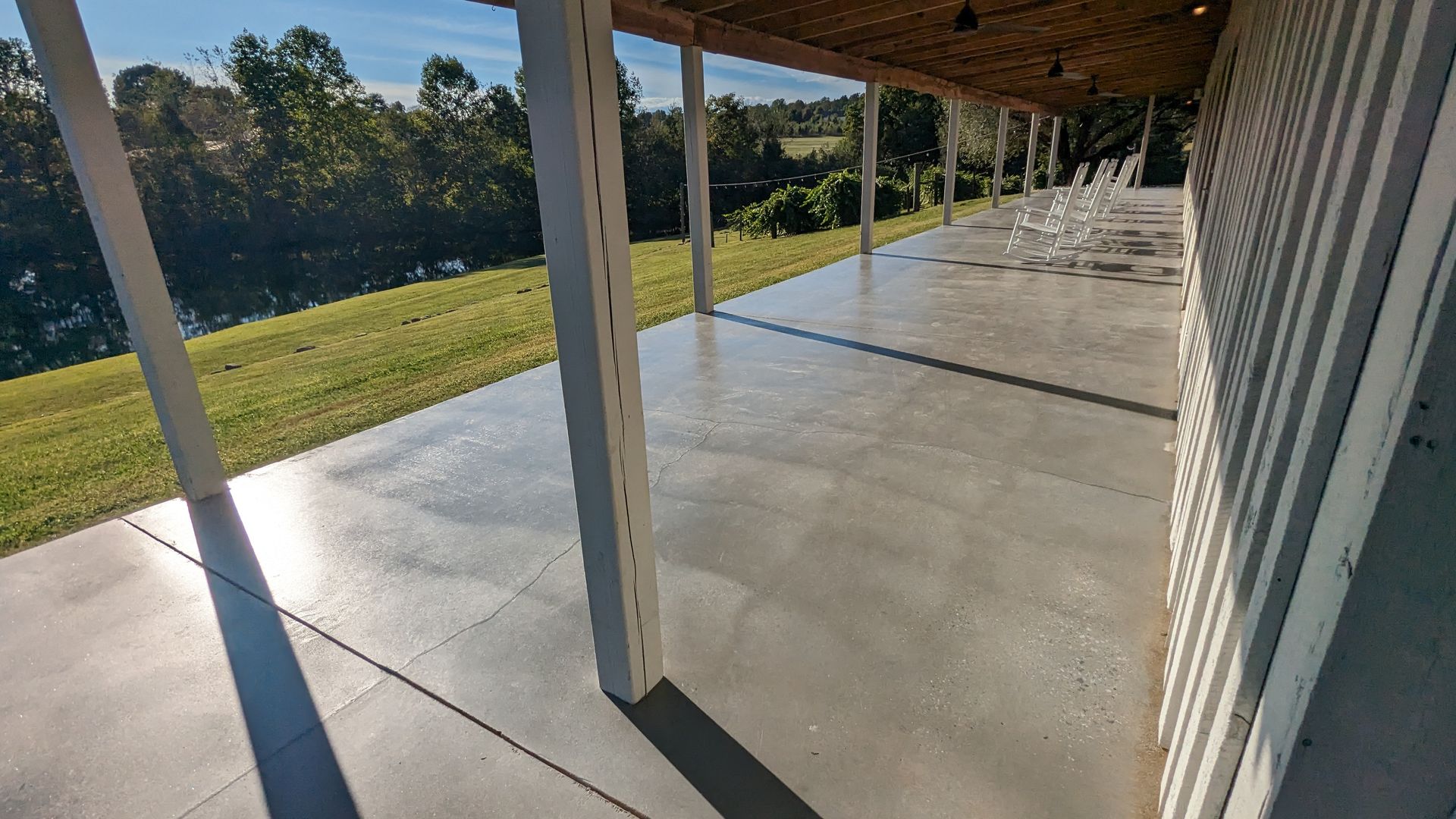 grind and stain and seal concrete