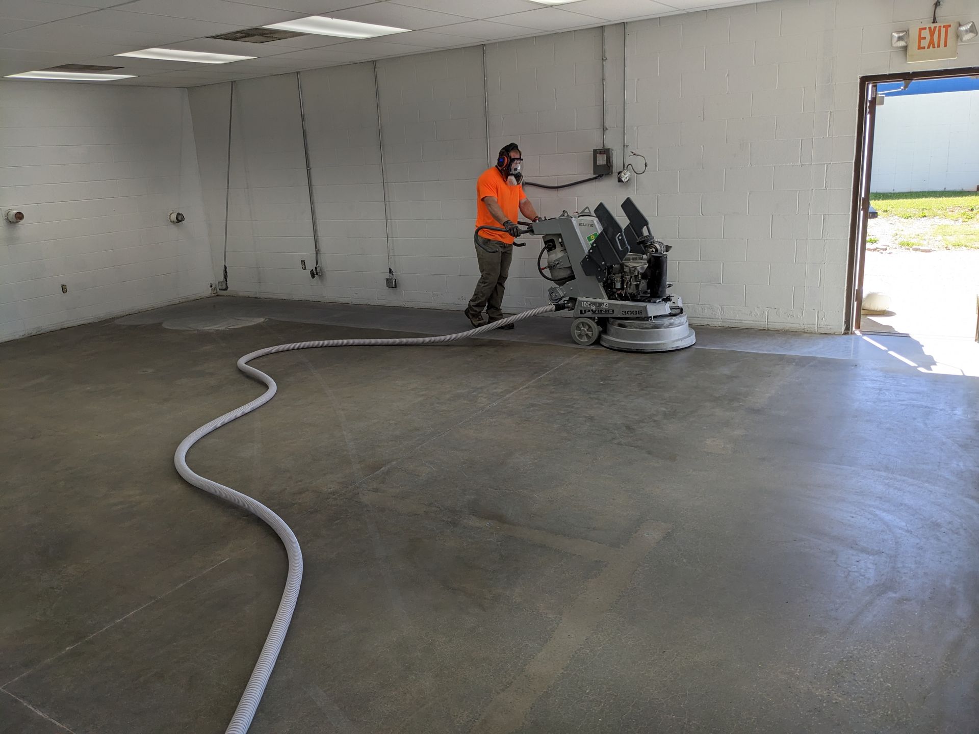 Commercial Full Concrete Polish in Greenville, SC