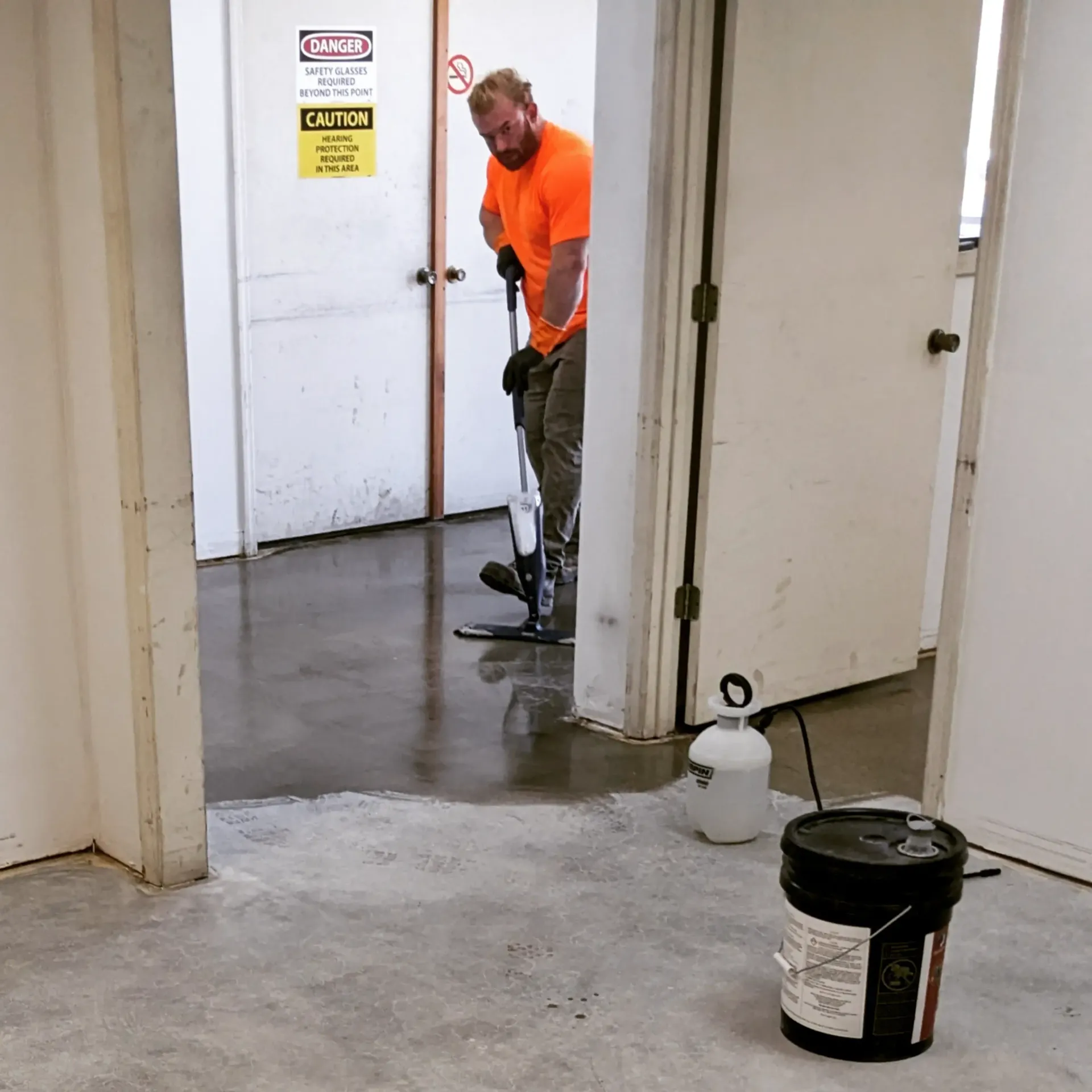 Commercial Full Concrete Polish in Greenville, SC