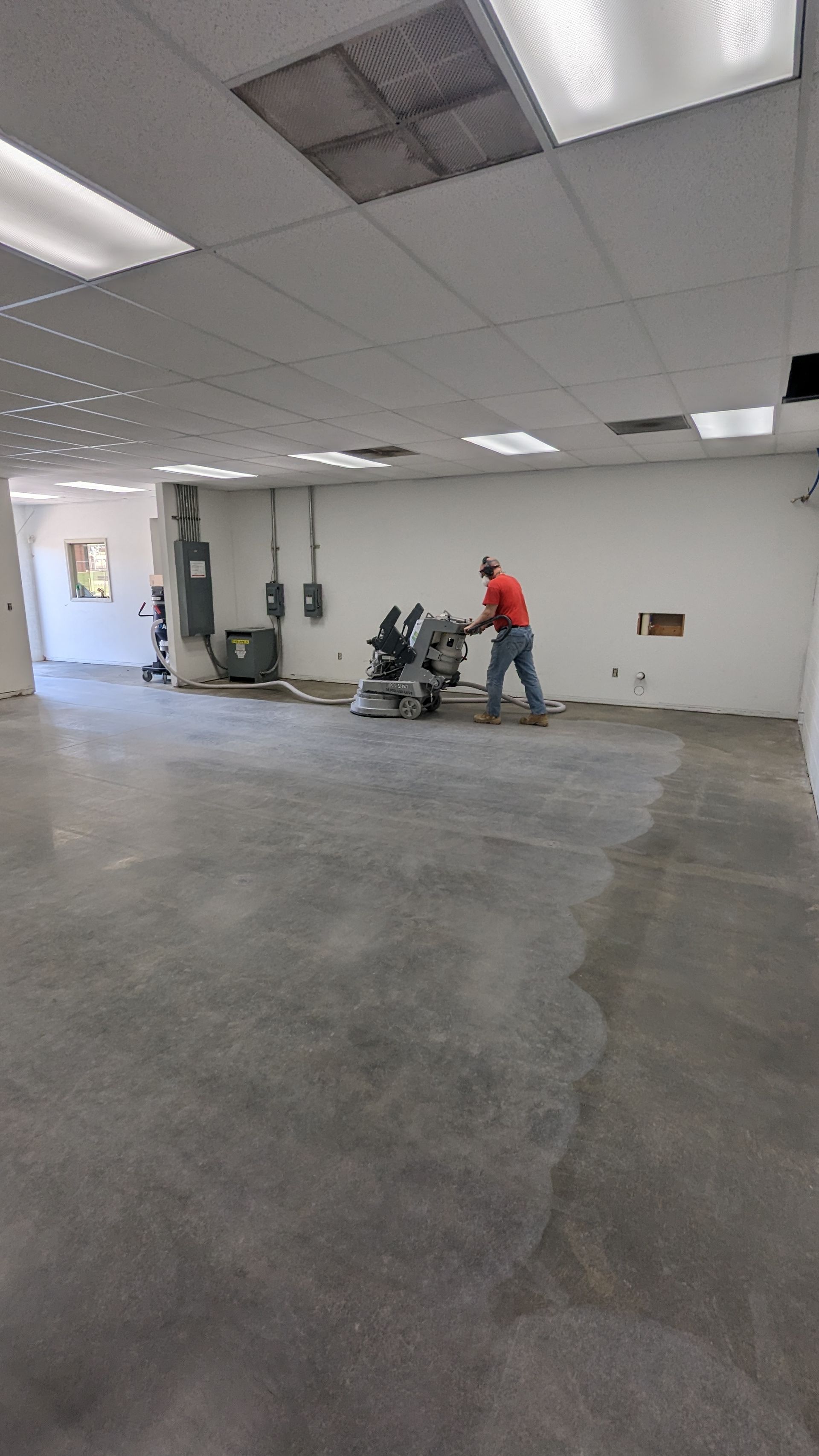 Commercial Full Concrete Polish in Greenville, SC