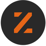 A logo for zachary daniel concrete with a z in a circle