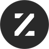 The letter z is in a black circle on a white background.