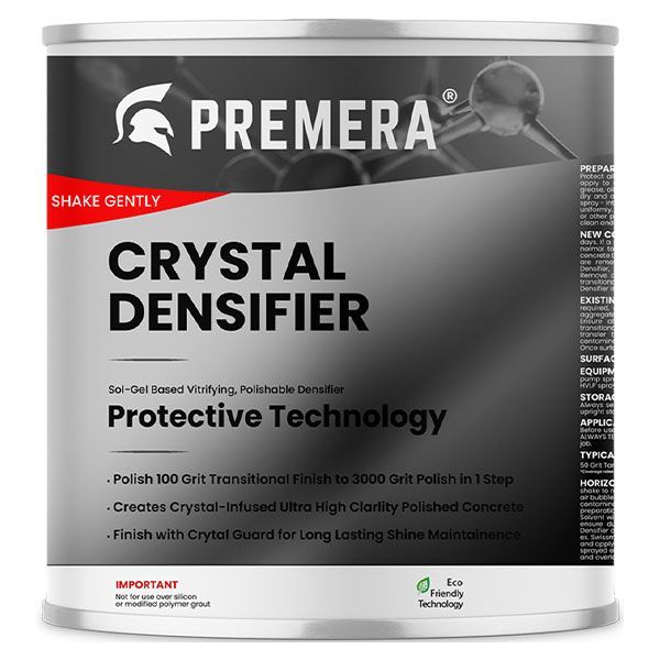 A can of primera crystal densifier protective technology