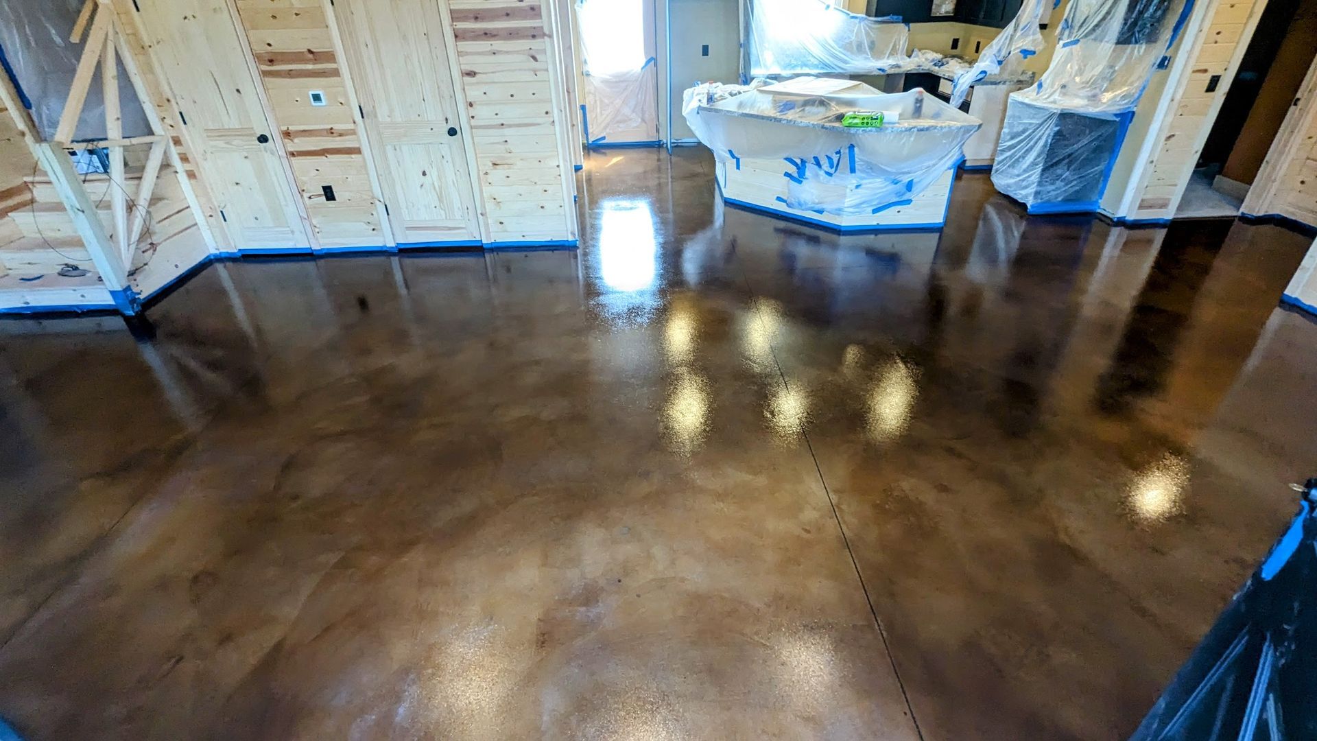 concrete staining in Simpsonville, SC