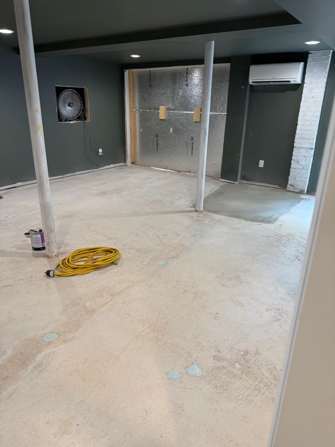 old concrete floor