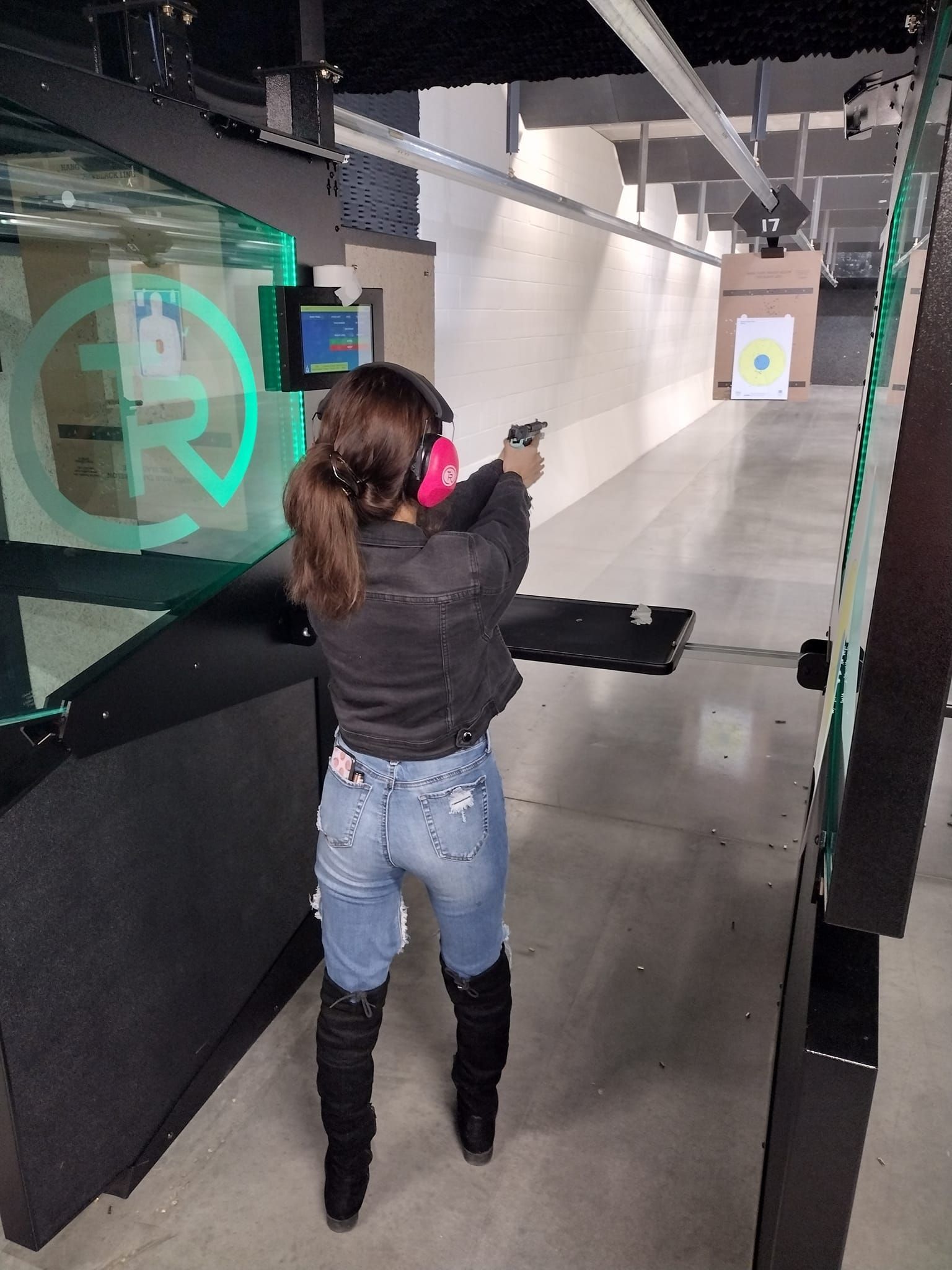 Girl At Shooting Range | McKinney, TX | The Range in McKinney