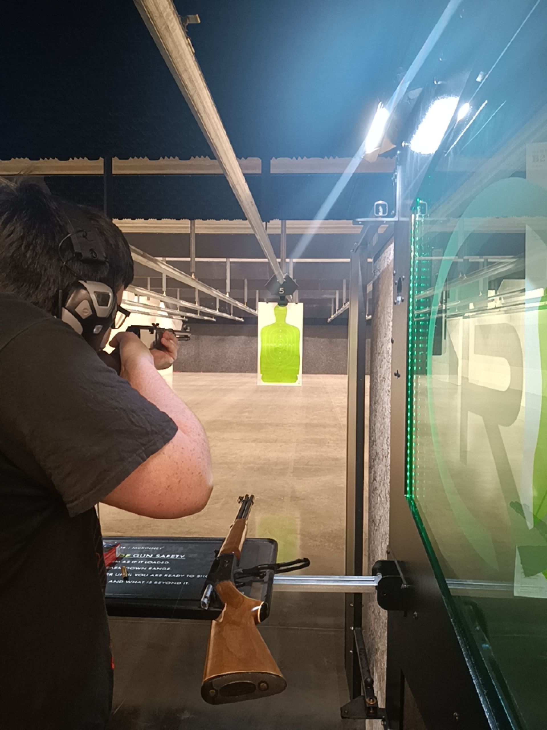 Man Shooting The Target | McKinney, TX | The Range in McKinney