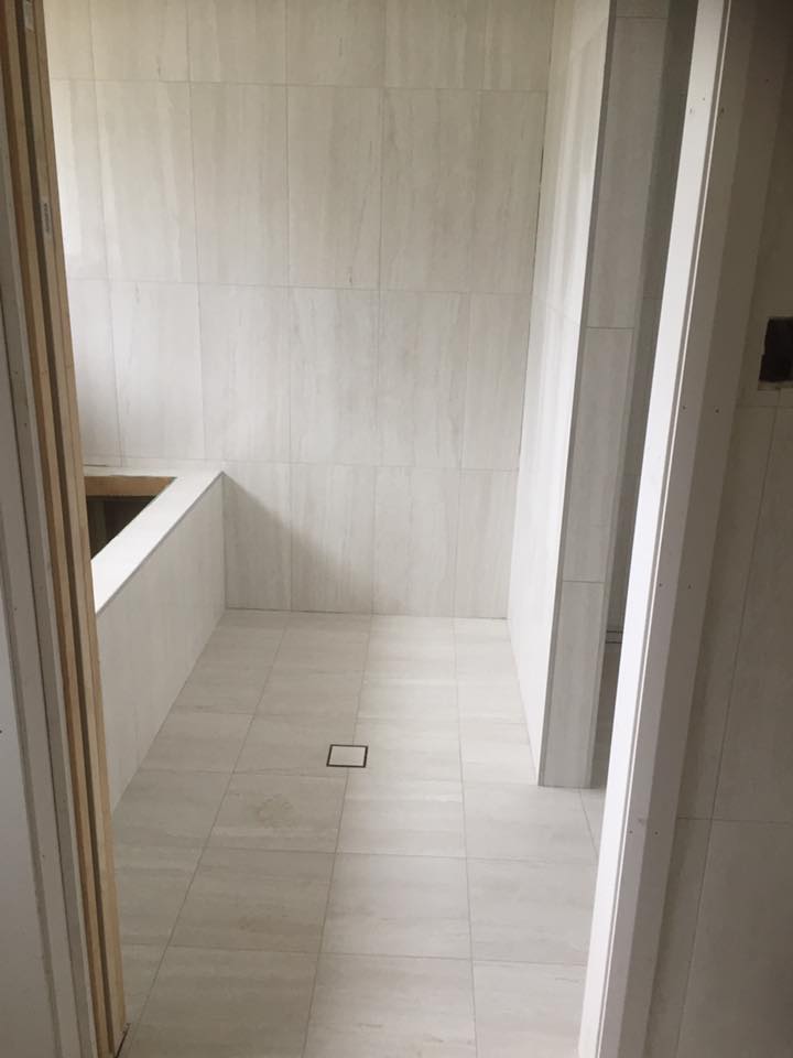 White Bathroom Tiles — Tiling and Waterproofing in Coffs Harbour, NSW
