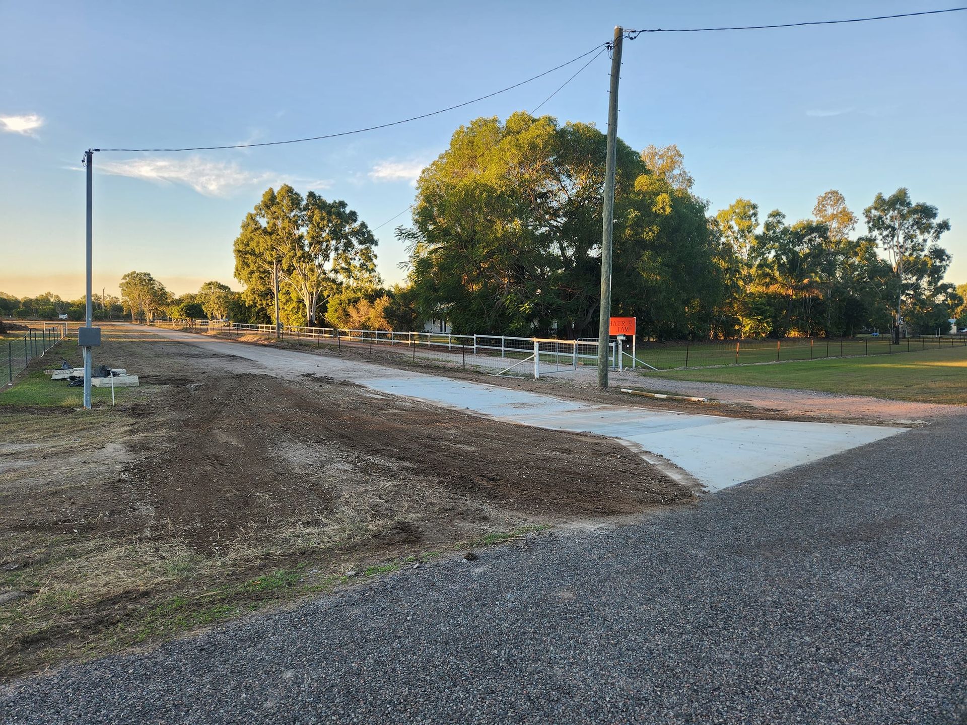 A Gravel Driveway Meets a Concrete Path — AGM HIRE NQ in Condon, QLD