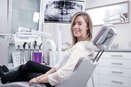 Dental — Woman in Dental Clinic in Springfield, IL
