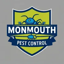 Monmouth Pest Control – 24/7 Local Exterminators in NJ A logo for monmouth pest control with a no bug in a circle.