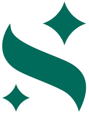 Teal stylized 