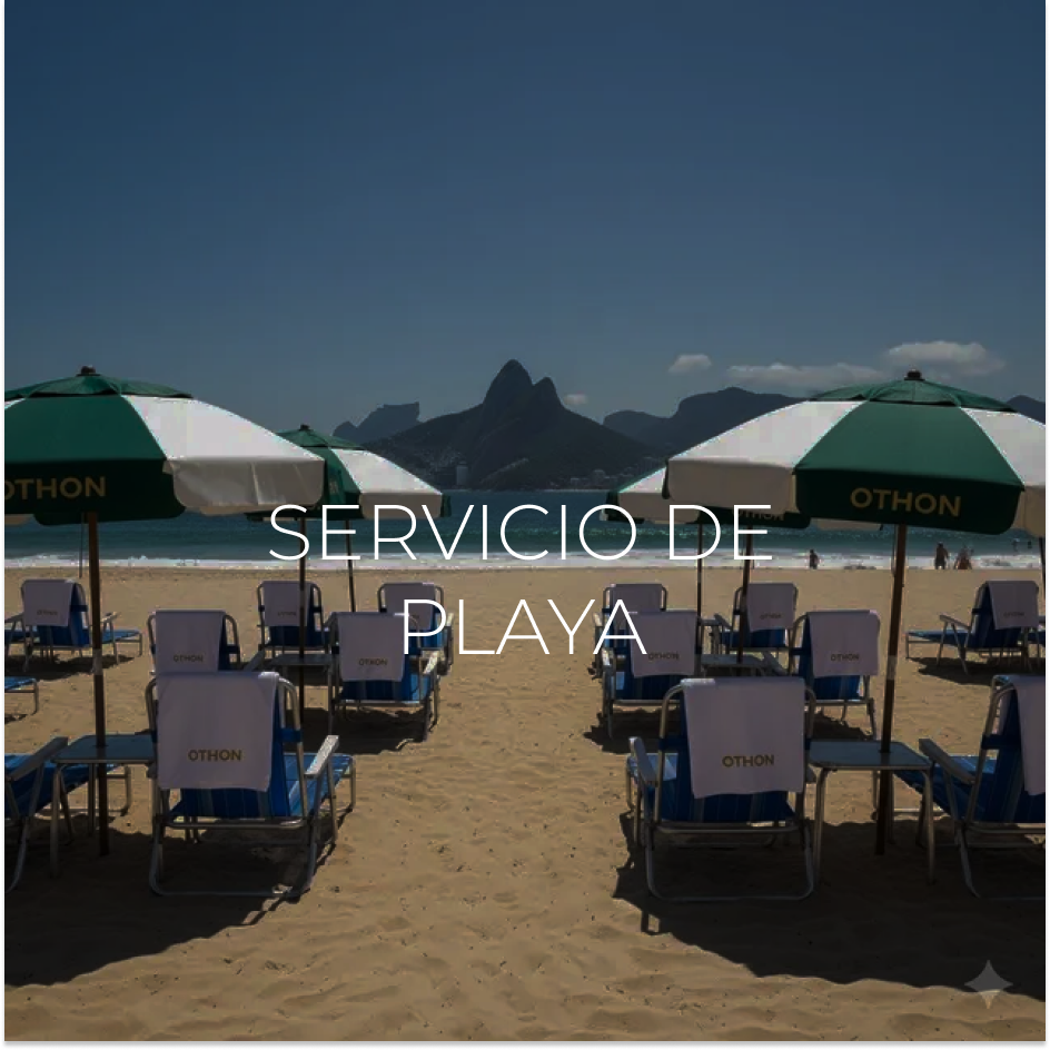 serviõ de praia Rio-Othon-Palace