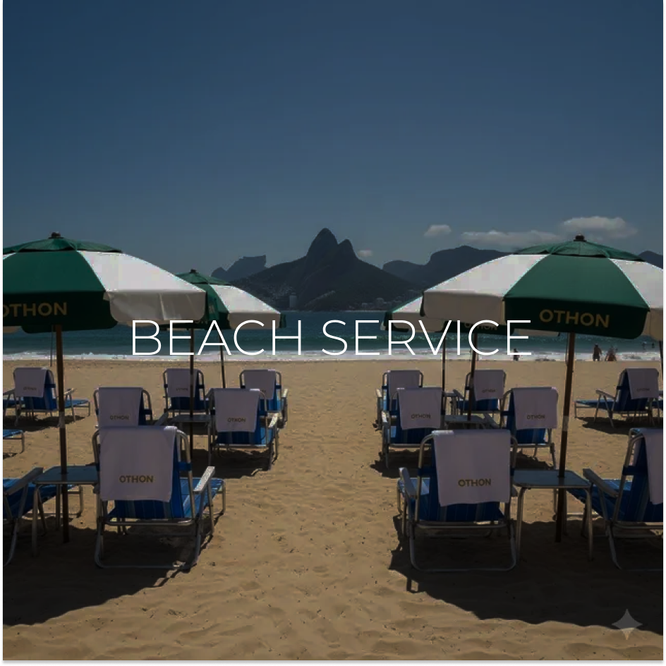 serviõ de praia Rio-Othon-Palace