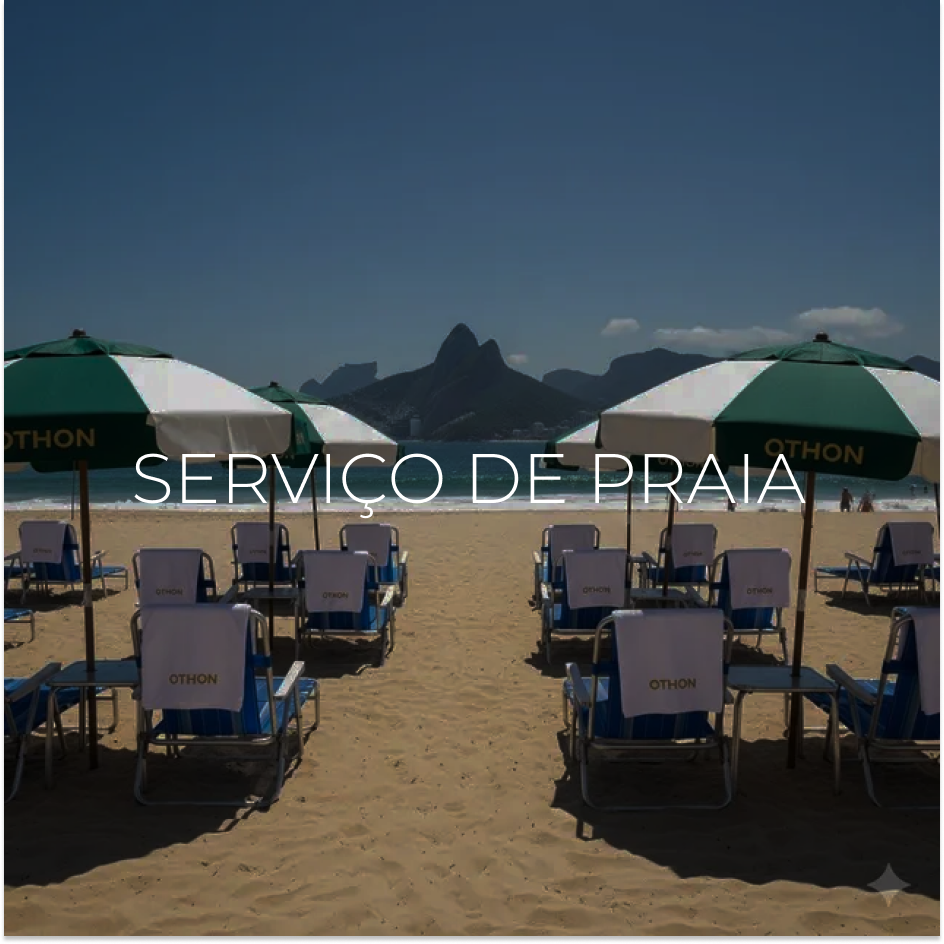 serviõ de praia Rio-Othon-Palace