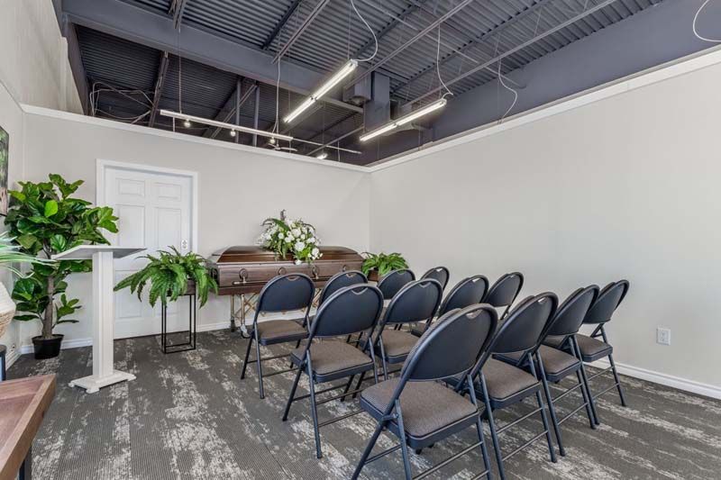 Interior view of Affordable Burial & Cremation in Hamilton, CA