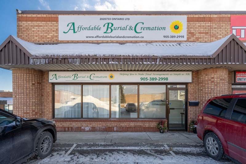 Front side of Affordable Burial & Cremation