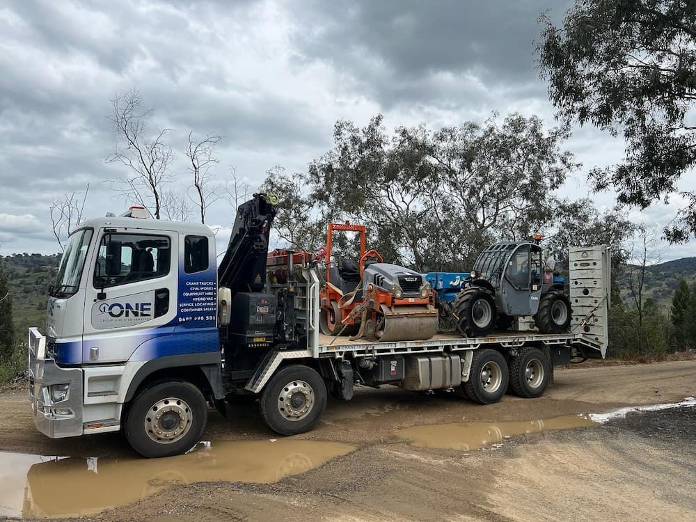 A White Truck With the Word One on the Side of It — One Group Industries Pty Ltd in Bathurst, NSW