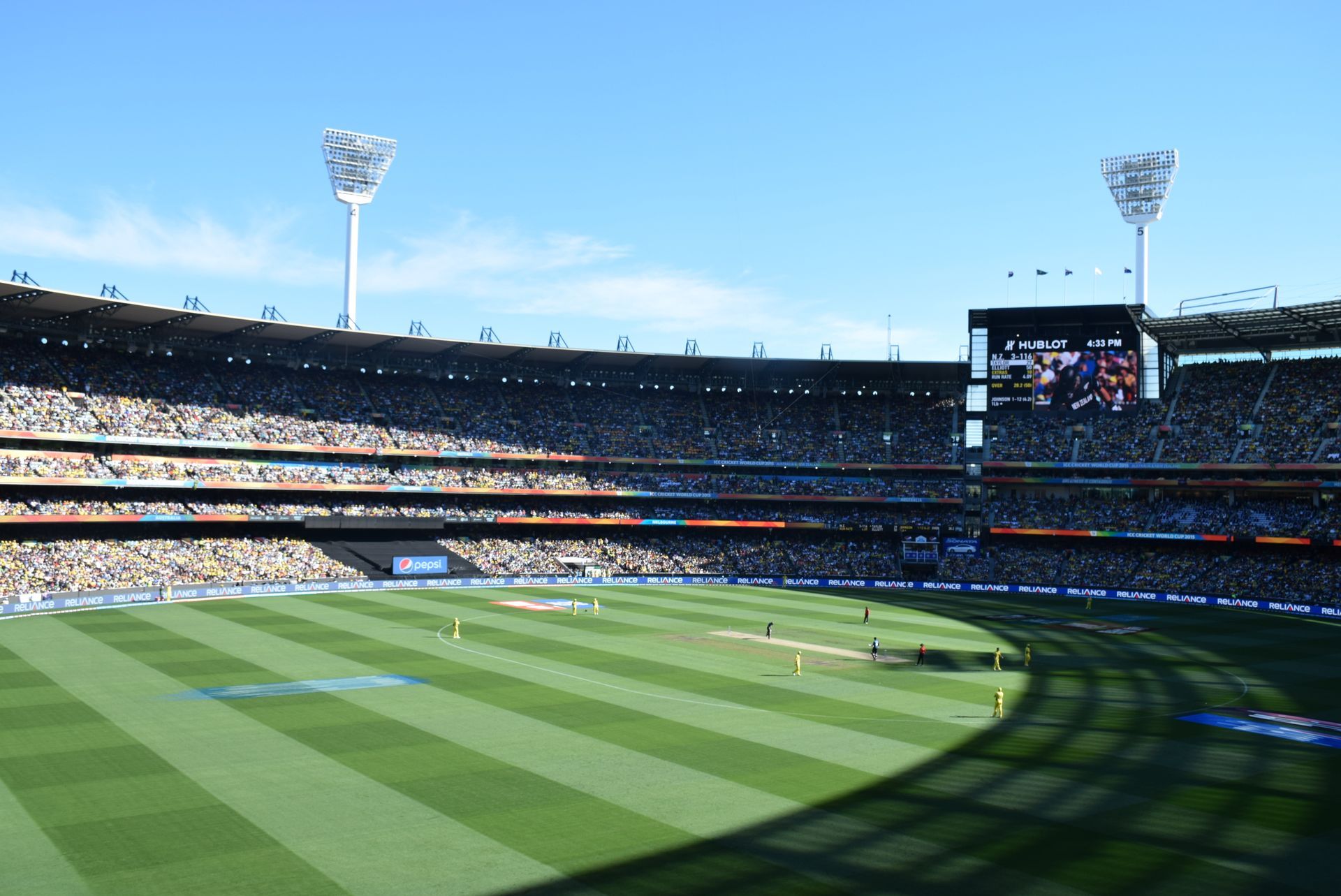 A Large Stadium Filled With People Watching a Cricket Match — One Group Industries Pty Ltd in Bathurst, NSW