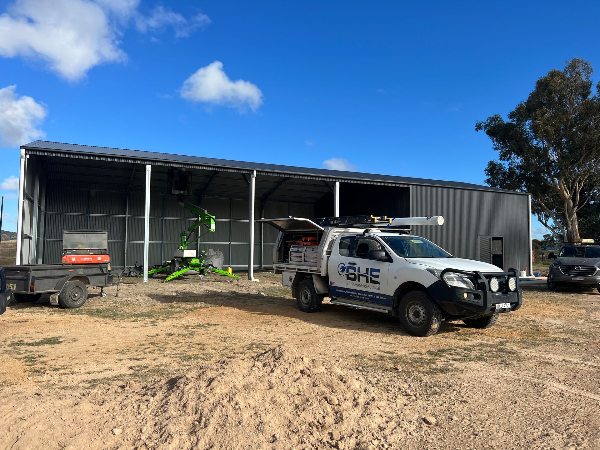 Business Ute Doing Domestic Electrical — One Group Industries Pty Ltd in Bathurst, NSW