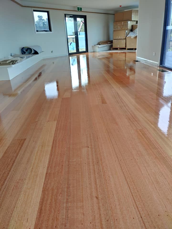 Polished Light-toned Hardwood Floors in a Sunlit — Finer Floors In Warrane, TAS