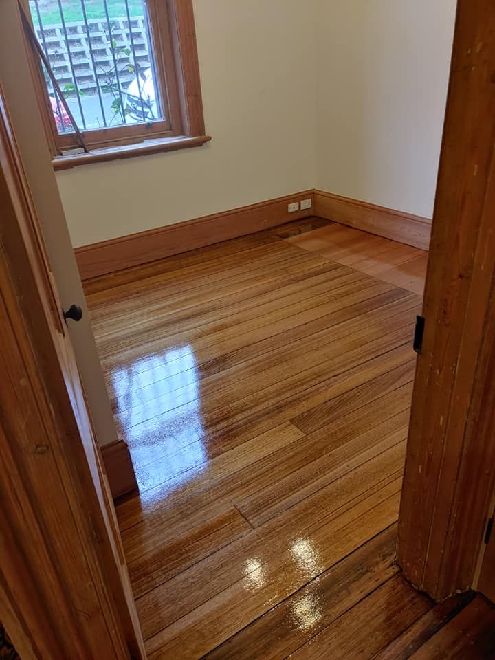 A Polished Hardwood Floor in a Small — Finer Floors In Warrane, TAS
