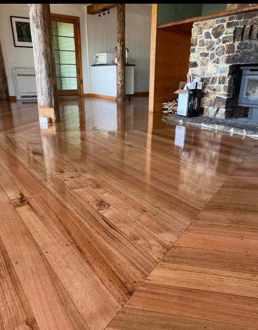 Polished Hardwood Flooring With Varied Light — Finer Floors In Warrane, TAS