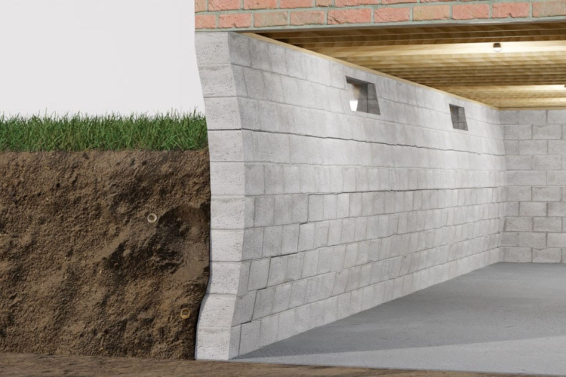 basement walls bowing | Londonderry, NH | Arta Foundation Repairs