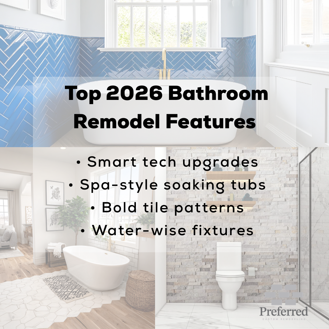 Modern kitchen with a white island, wooden cabinets, pendant lights, and wooden stools.