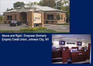 A picture of an empire credit union in johnson city NY.