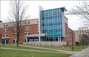 A large brick building with a lot of windows.
