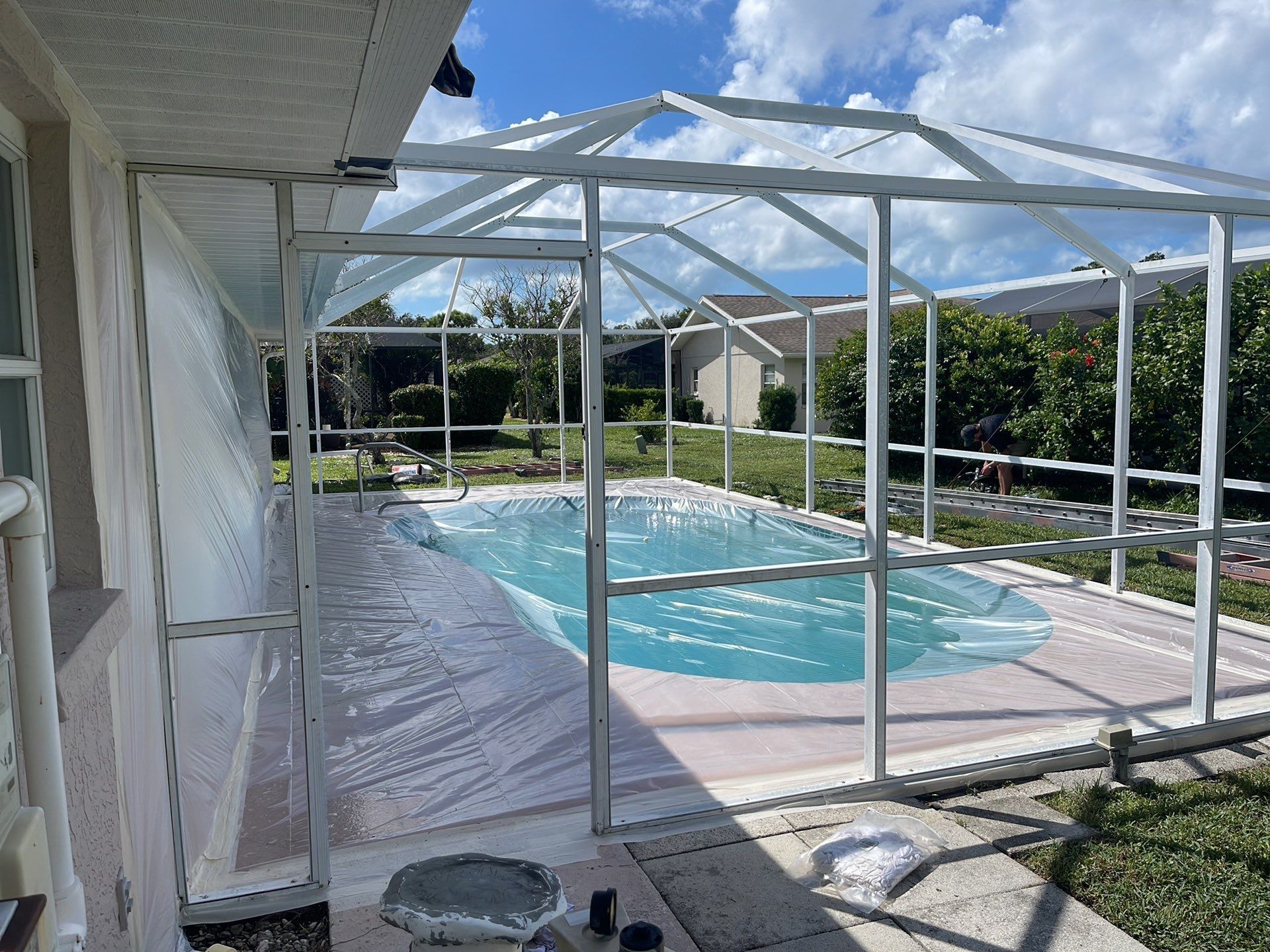 Pool Cage Installation Lakewood Ranch FL