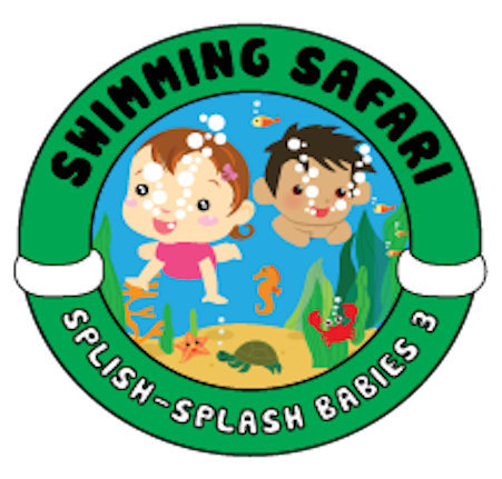 The logo for swimming safari splash-splash babies 3