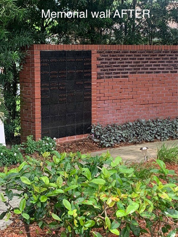 Memorial Wall Project — North Port, FL — The Rock Doctor Inc.
