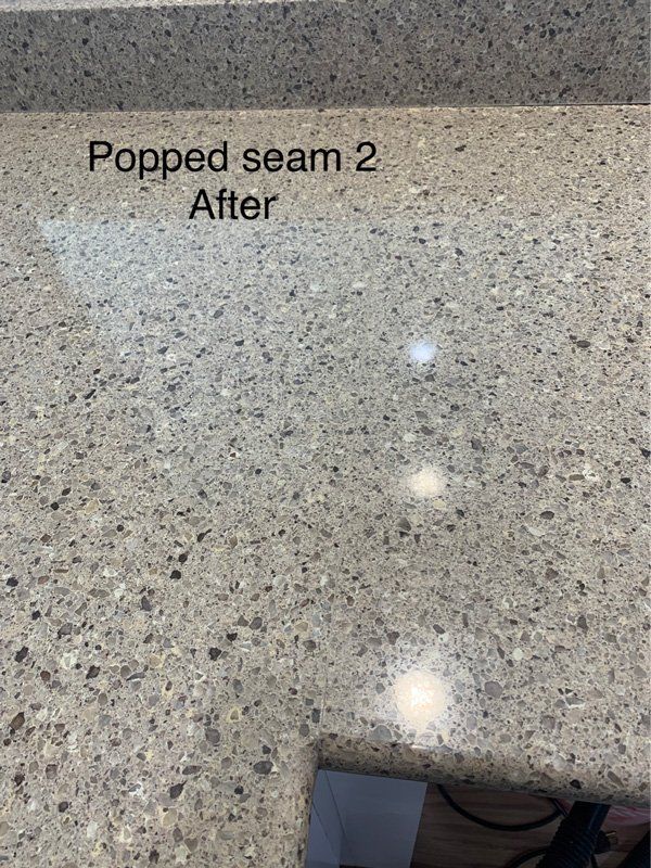 Popped Seam Service After — North Port, FL — The Rock Doctor Inc.