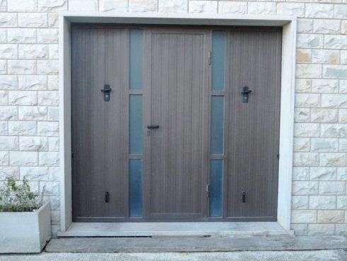 Sezionale in alluminio per ingressi pubblici