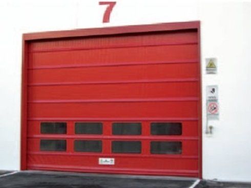 porta rapida officina apertura ad avvolgimento