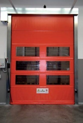 porte industriali rapide apertura verticale