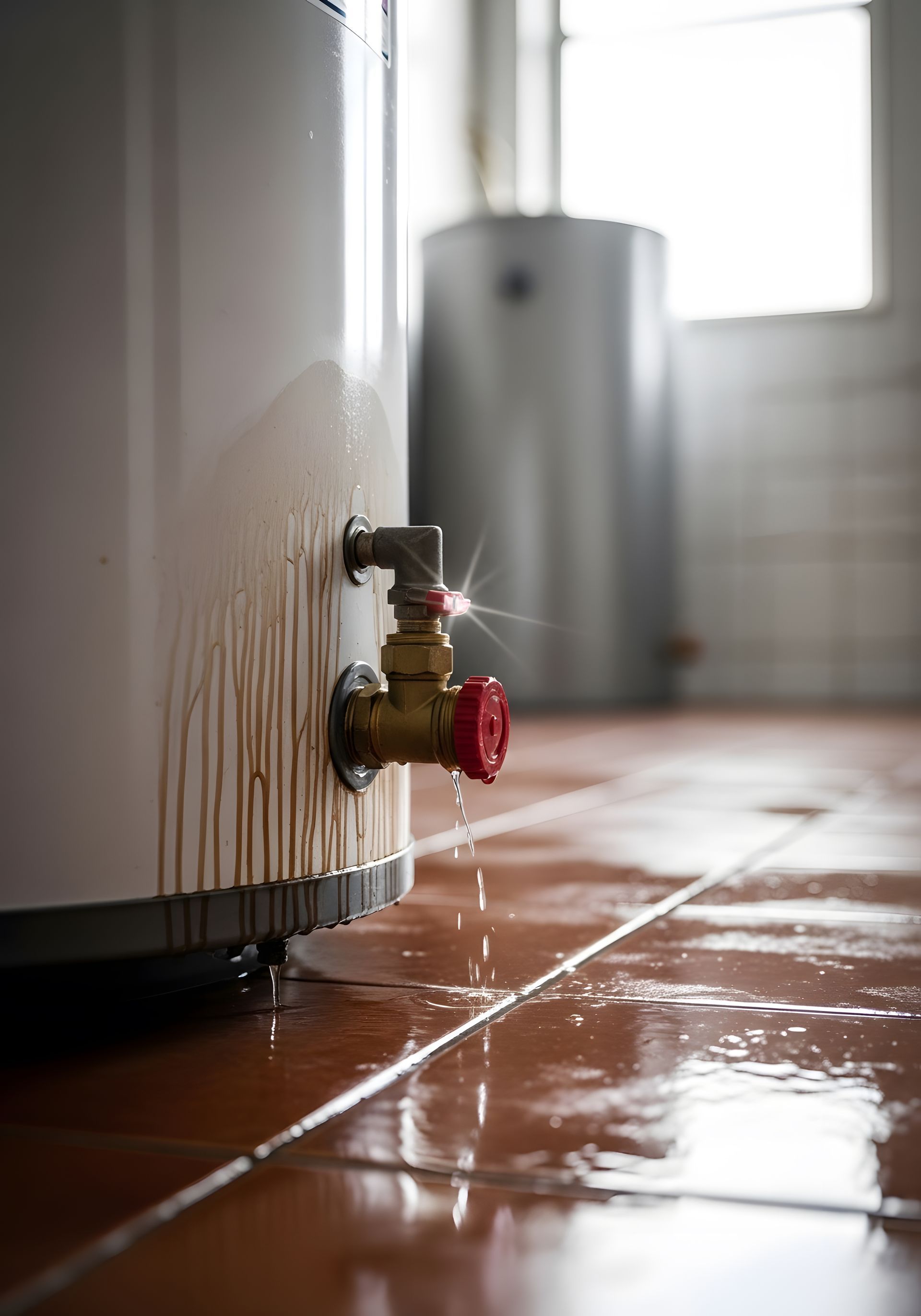 Water flowing down a stainless steel kitchen sink drain with a garbage disposal.