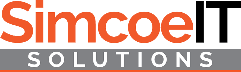 A simcoe it solutions logo is shown on a white background.