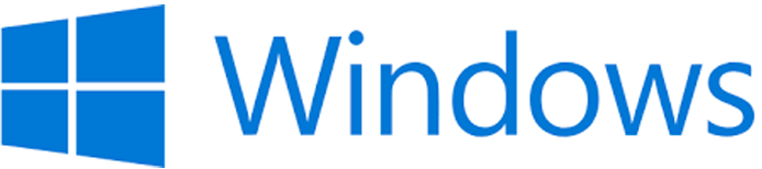 A blue and white windows logo on a white background.