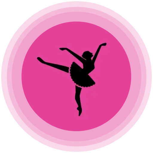 Illustration of a person dancing icon