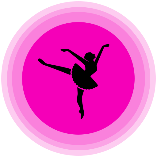 Illustration of a person dancing icon