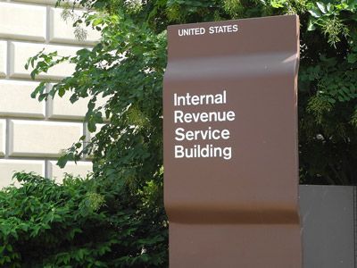 Internal Revenue Service Sign