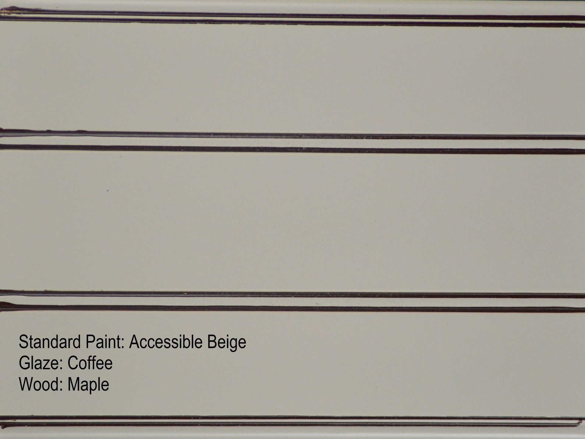 A picture of a standard paint accessible beige glaze coffee wood maple