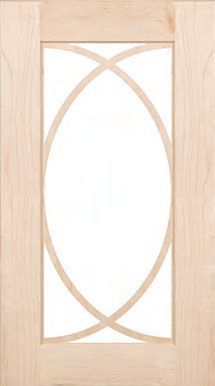 A wooden frame with a circle in the middle on a white background.