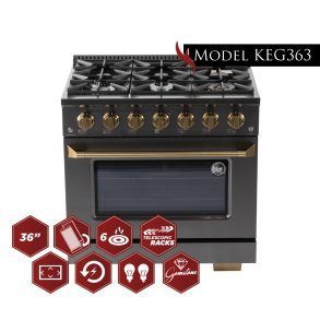 A black stove top oven with a digital display on the front.